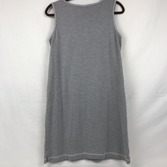 Catalina Tank Dress Gray w Faux Tank Sz Large - Picture 3 of 5